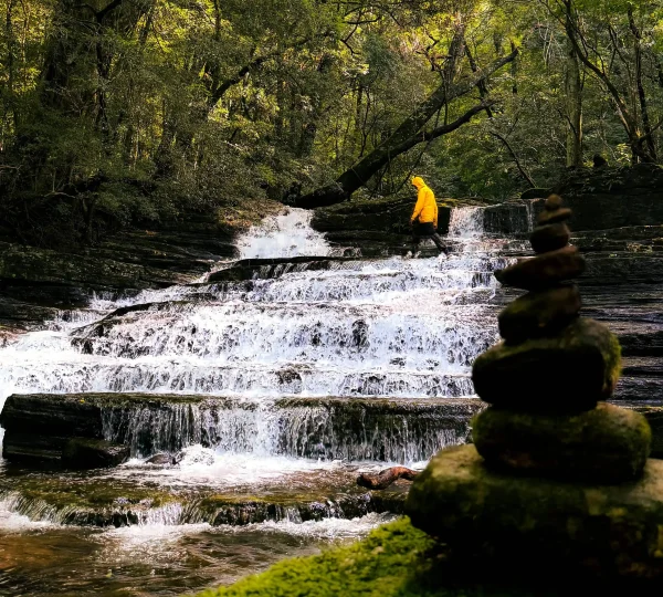 knuckles range hidden waterfall
