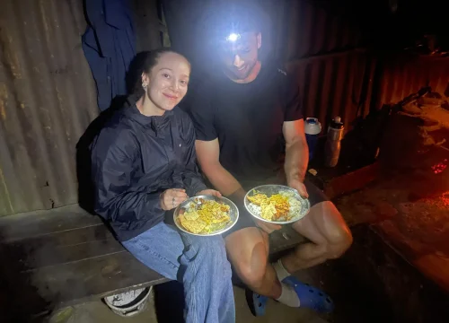 dinner time in the knuckles mountain range